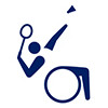 wheelchair badminton icon