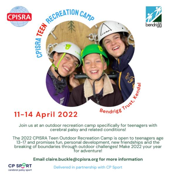 CPISRA Teen Recreation Camp logo