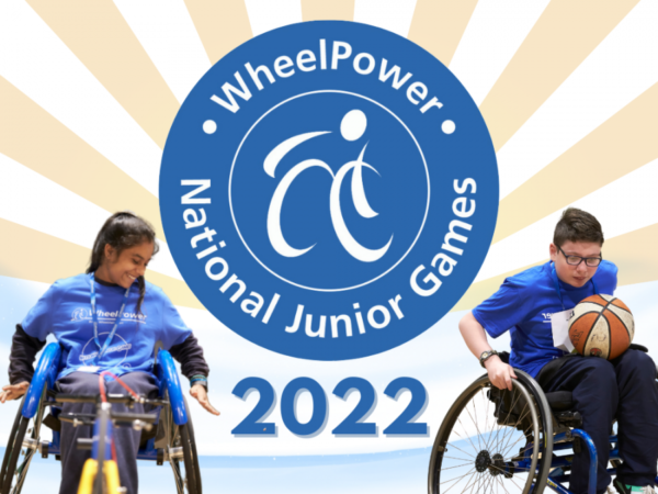 WheelPower's National Junior Games 2022 logo