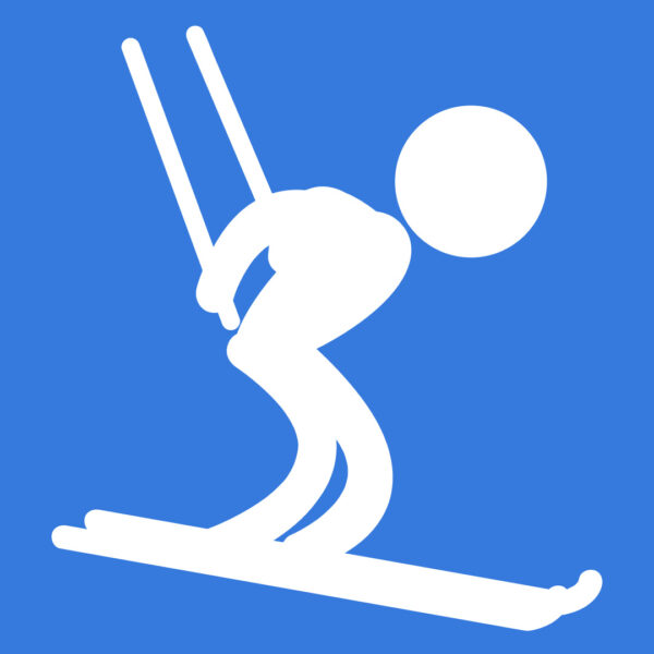 Deaf Alpine Skiing logo