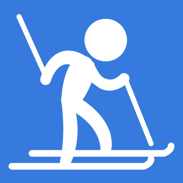Deaf Cross Country Skiing logo